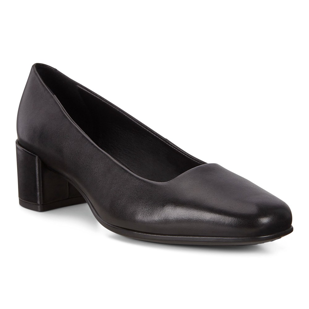 Pumps Mujer - ECCO Shape 35 Squareds - Negros - YVJ046297